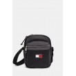 Ανδρικό Τσαντάκι Tommy Hilfiger Tjm Elevated Pu Reporter AM0AM14334-BDS Μαύρο