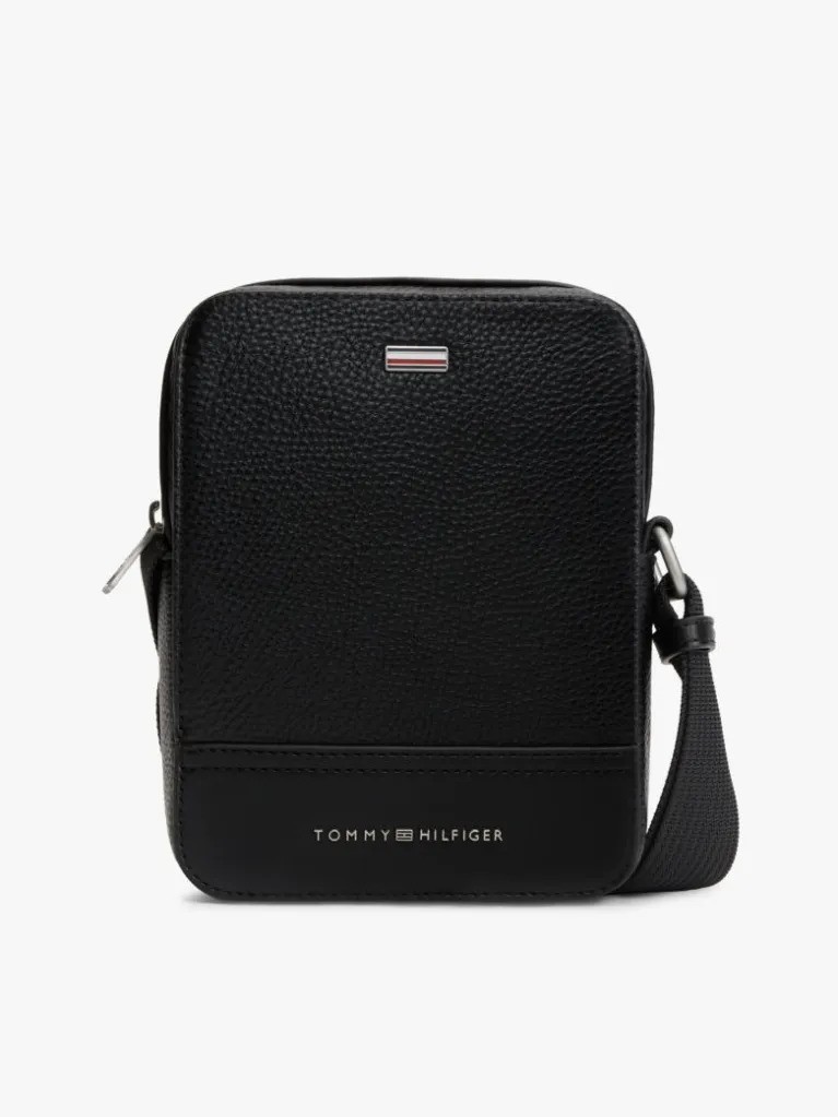 Ανδρικό Τσαντάκι Tommy Hilfiger Th Central Mini Reporter AM0AM14433-BDS Μαύρο