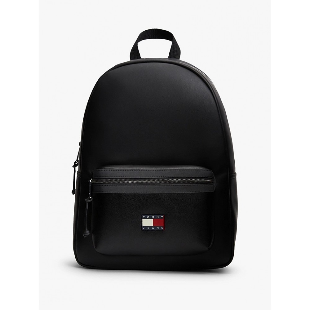 Ανδρικό Σακίδιο Πλάτης Tommy Hilfiger Tjm Elevated Pu Backpack AM0AM14340-BDS Μαύρη