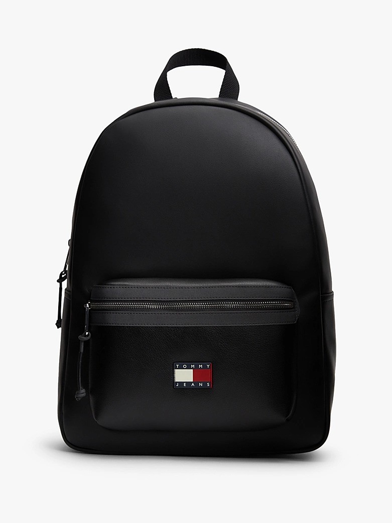 Ανδρικό Σακίδιο Πλάτης Tommy Hilfiger Tjm Elevated Pu Backpack AM0AM14340-BDS Μαύρη