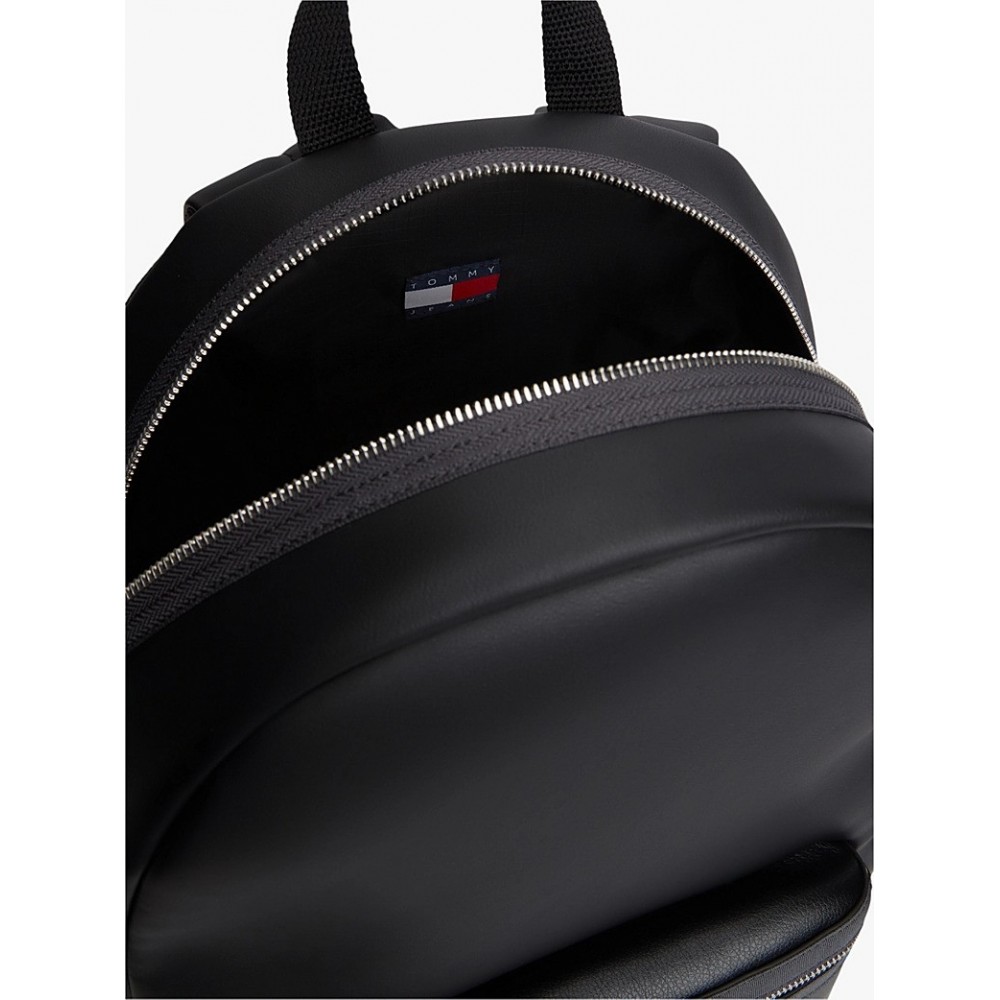 Ανδρικό Σακίδιο Πλάτης Tommy Hilfiger Tjm Elevated Pu Backpack AM0AM14340-BDS Μαύρη