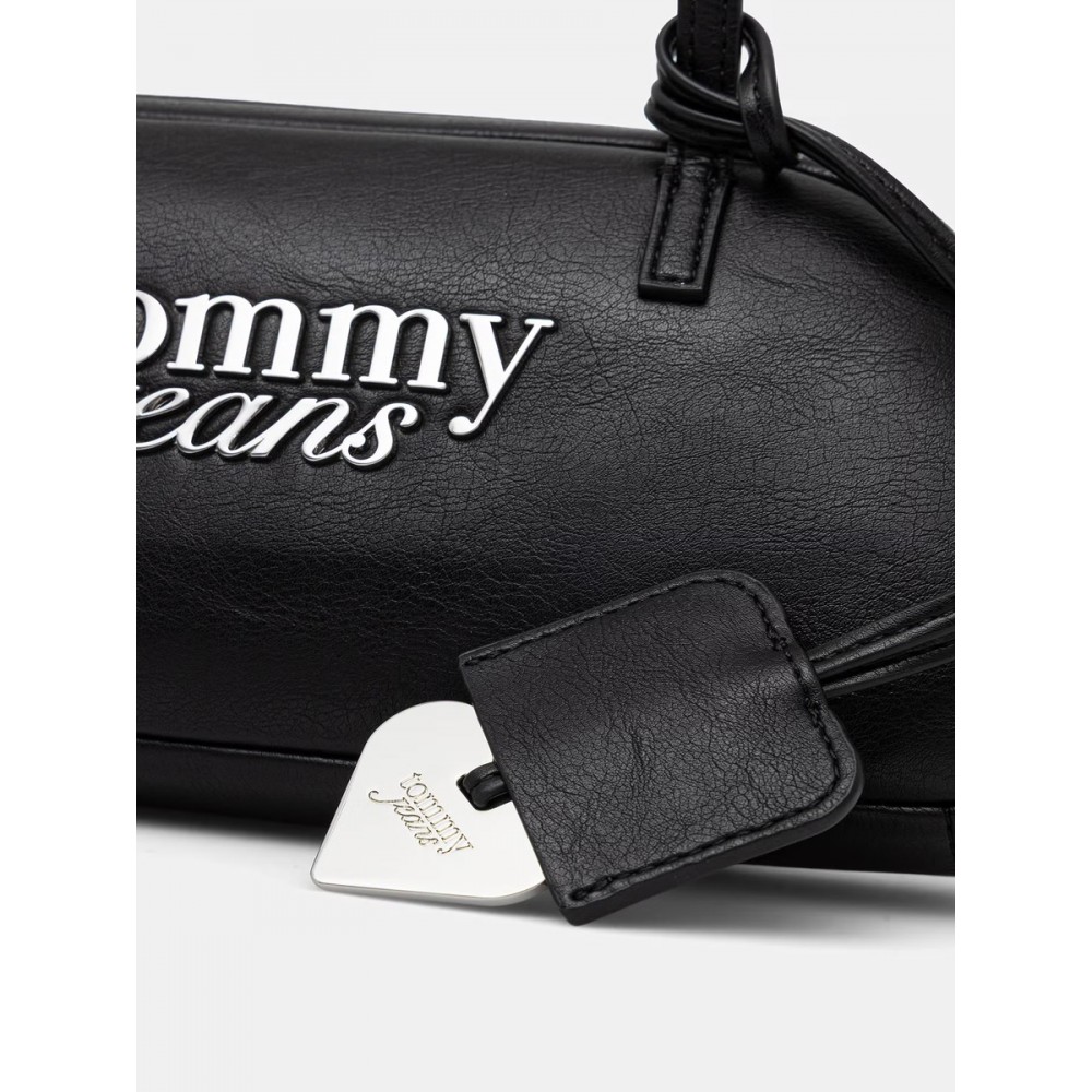 Γυναικεία Τσάντα Tommy Hilfiger Tjw Bold Shoulder Bag AW0AW18787-BDS Μαύρη