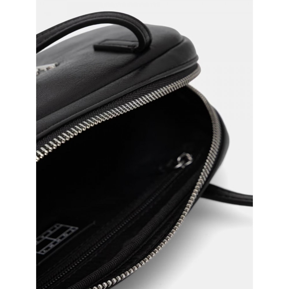 Γυναικεία Τσάντα Tommy Hilfiger Tjw Bold Shoulder Bag AW0AW18787-BDS Μαύρη