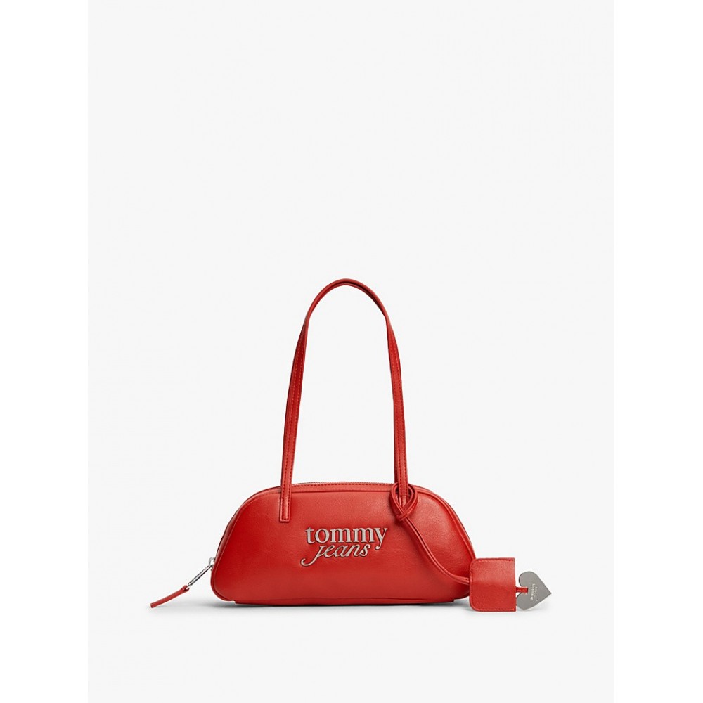 Γυναικεία Τσάντα Tommy Hilfiger Tjw Bold Shoulder Bag AW0AW18787-XMP Κόκκινη