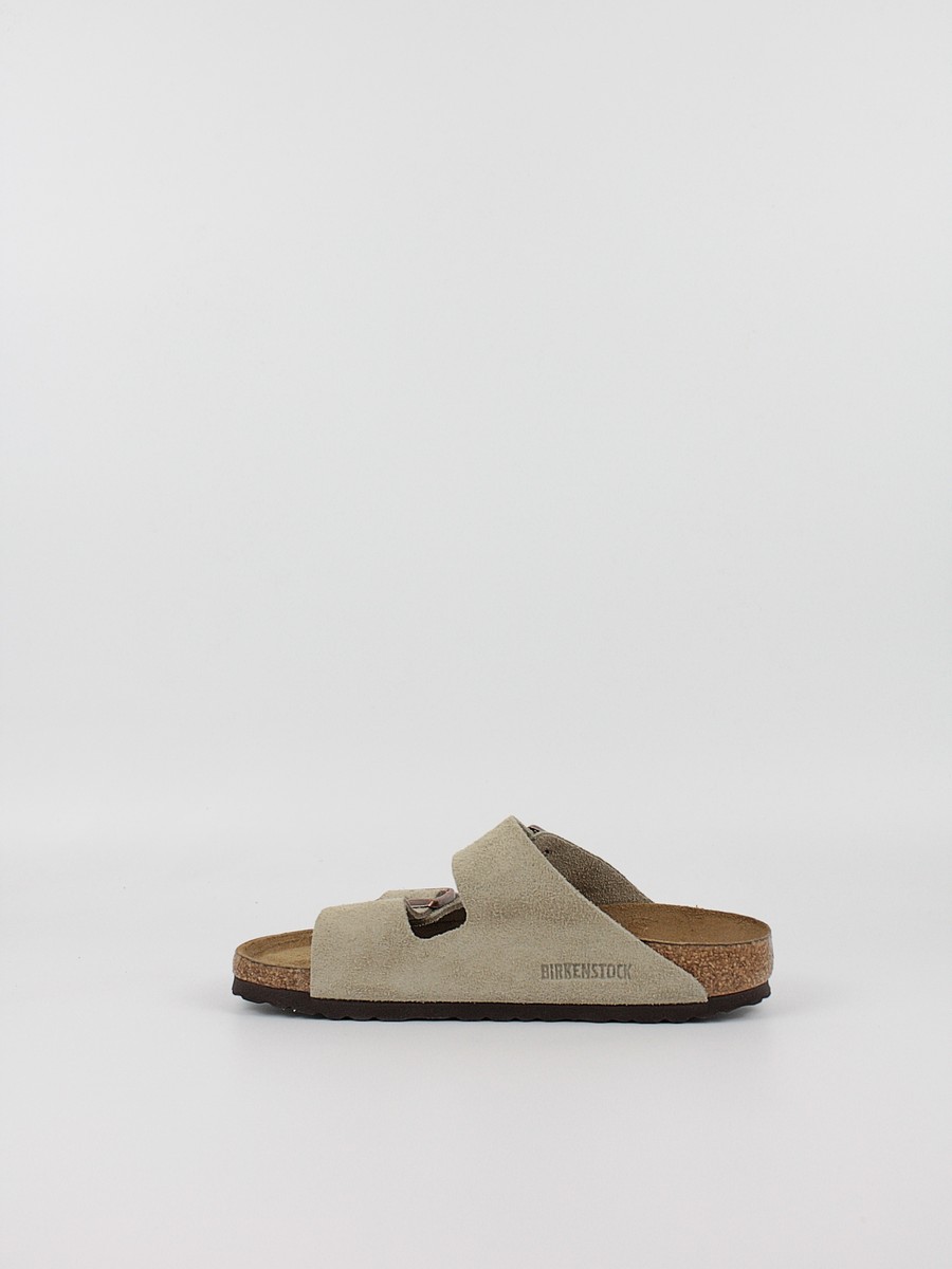 Γυναικεία Σανδάλια Birkenstock Arizona Sfb Narrow 0951303 Γκρι
