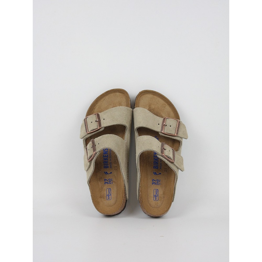 Γυναικεία Σανδάλια Birkenstock Arizona Sfb Narrow 0951303 Γκρι