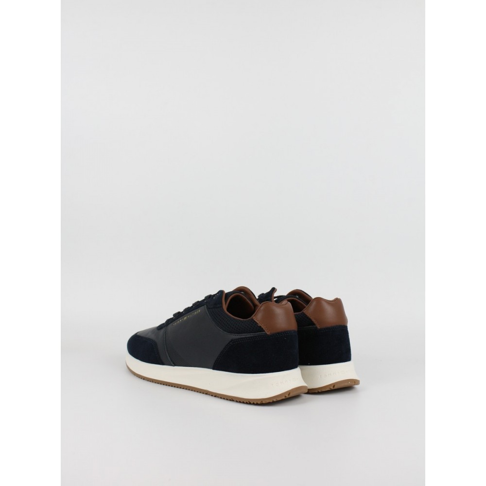 Ανδρικά Sneaker Tommy Hilfiger Th Dressy Runner Suede Mix FM0FM05910-DW5 Μπλε