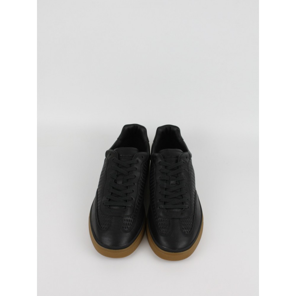Ανδρικά Sneaker Tommy Hilfiger Th Lo Lux Cut Out Leather FM0FM05926-BDS Μαύρο