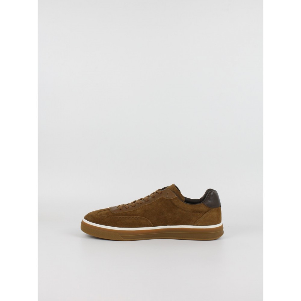 Ανδρικά Sneaker Tommy Hilfiger Th Lo Lux Suedet Leather Mix FM0FM05882-GVQ Coconut Grove