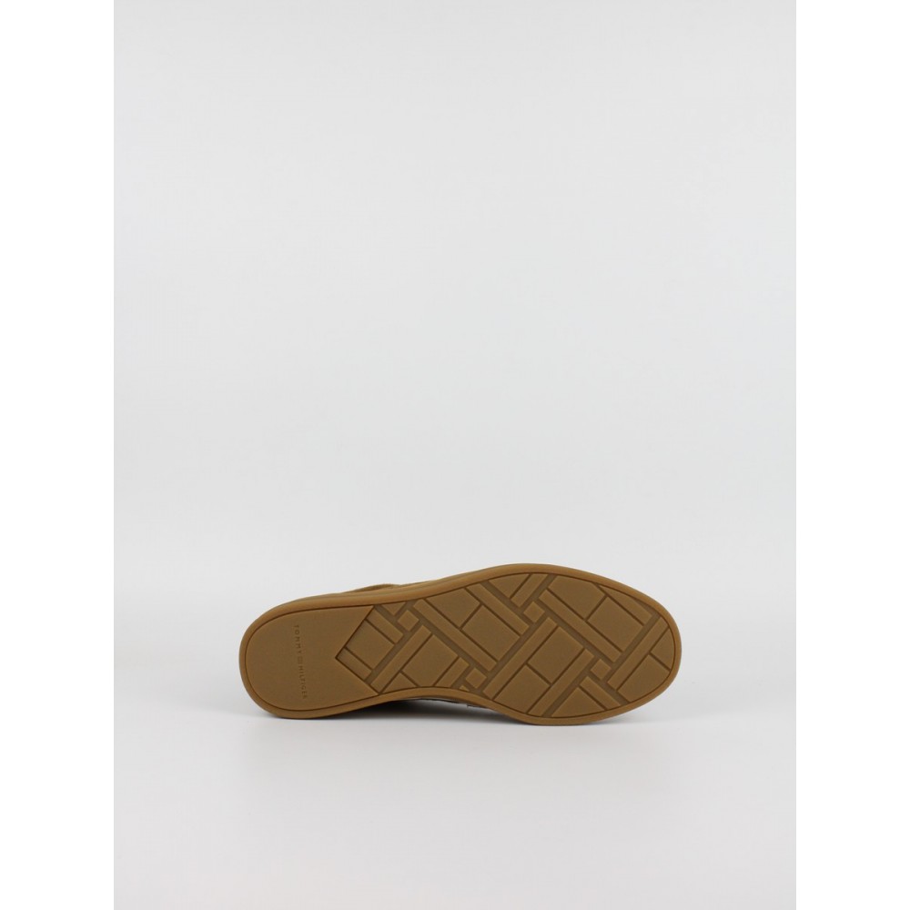 Ανδρικά Sneaker Tommy Hilfiger Th Lo Lux Suedet Leather Mix FM0FM05882-GVQ Coconut Grove