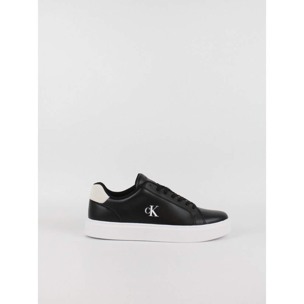 Ανδρικά Sneaker Calvin KLein Classic Cupsole Laceup Lth YM0YM01435-0GM Μαύρα