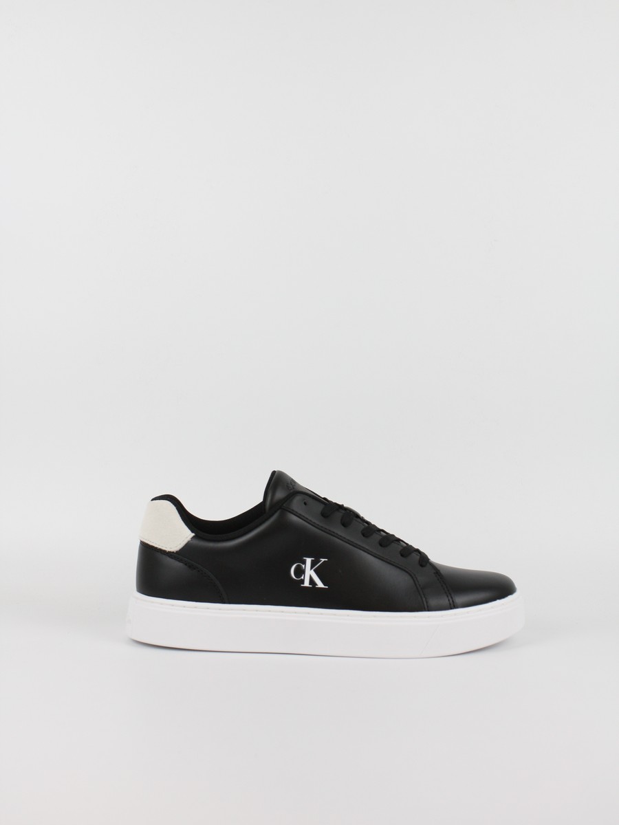 Ανδρικά Sneaker Calvin KLein Classic Cupsole Laceup Lth YM0YM01435-0GM Μαύρα
