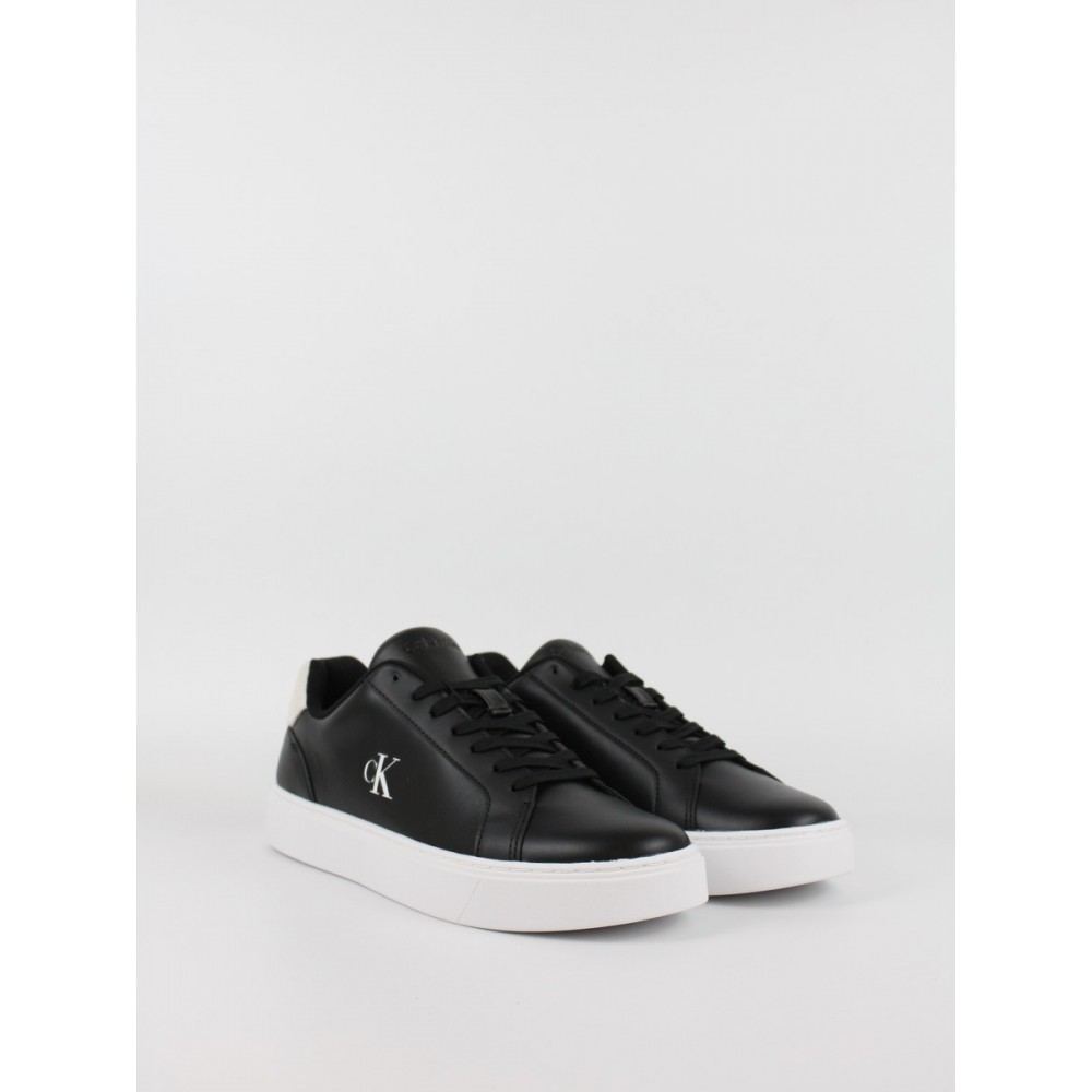 Ανδρικά Sneaker Calvin KLein Classic Cupsole Laceup Lth YM0YM01435-0GM Μαύρα