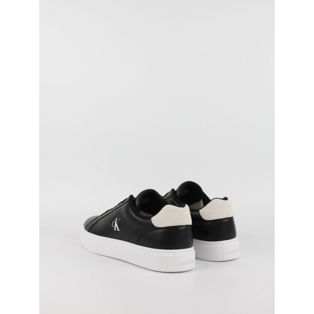 Ανδρικά Sneaker Calvin KLein Classic Cupsole Laceup Lth YM0YM01435-0GM Μαύρα