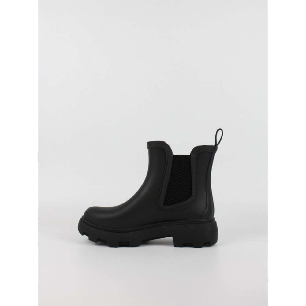 Γυναικεία Γαλοτσάκια Tommy Hilfiger Rubber Flag Cleated Rainboot FW0FW09387-BDS Μαύρο