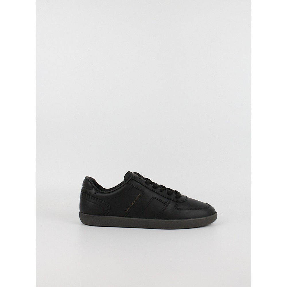 Ανδρικά Sneaker Tommy Hilfiger Th Tribeca Sneaker Leather FM0FM06083-BDS Μαύρο