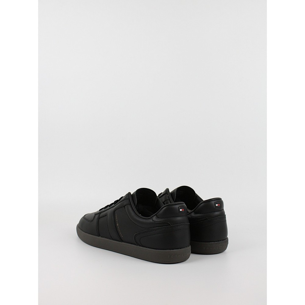 Ανδρικά Sneaker Tommy Hilfiger Th Tribeca Sneaker Leather FM0FM06083-BDS Μαύρο