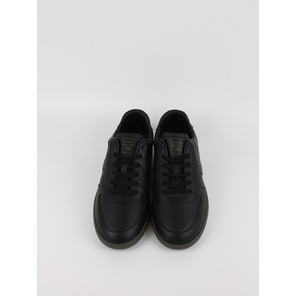 Ανδρικά Sneaker Tommy Hilfiger Th Tribeca Sneaker Leather FM0FM06083-BDS Μαύρο