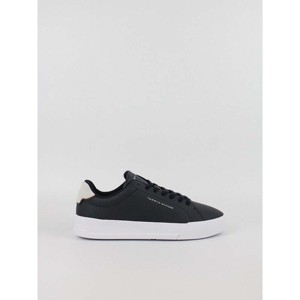 Ανδρικά Sneaker Tommy Hilfiger Th Court Leather Detail Ess FM0FM05367-DW5 Μπλε