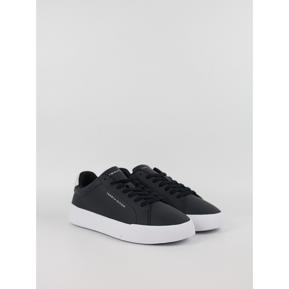 Ανδρικά Sneaker Tommy Hilfiger Th Court Leather Detail Ess FM0FM05367-DW5 Μπλε