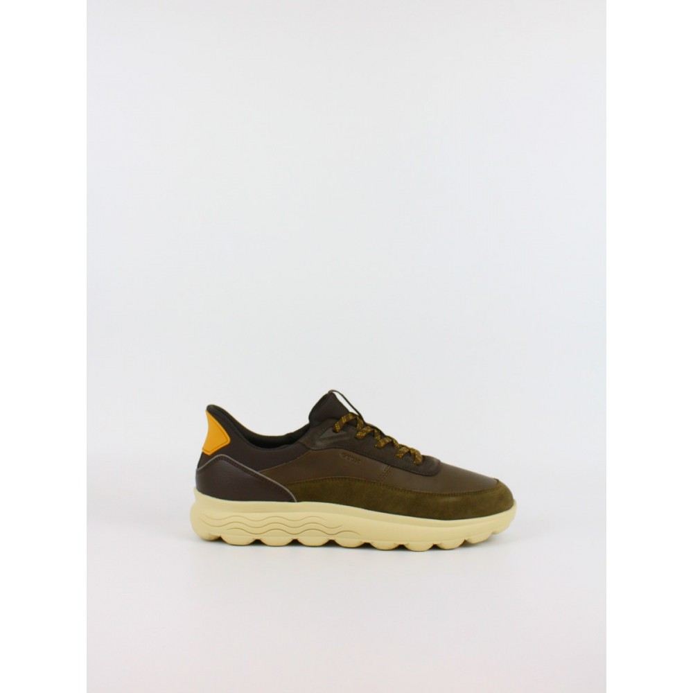 Ανδρικό Sneaker Geox Spherica Plus U56MPA-08522-C3208 Λαδι-Καφέ