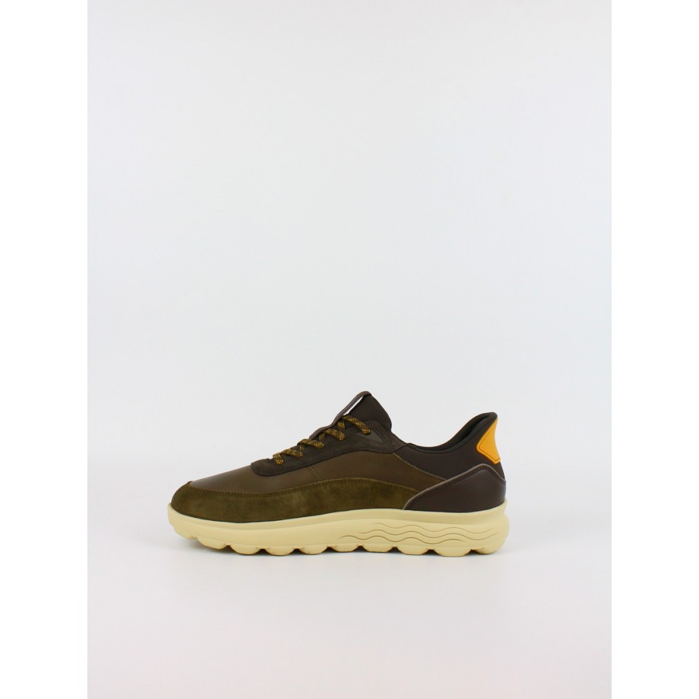 Ανδρικό Sneaker Geox Spherica Plus U56MPA-08522-C3208 Λαδι-Καφέ