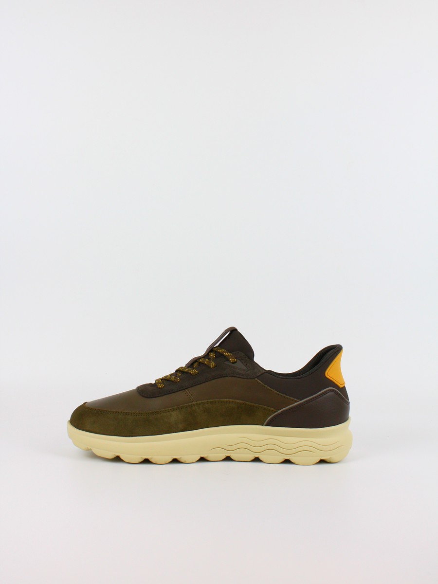Ανδρικό Sneaker Geox Spherica Plus U56MPA-08522-C3208 Λαδι-Καφέ