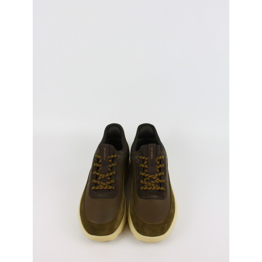 Ανδρικό Sneaker Geox Spherica Plus U56MPA-08522-C3208 Λαδι-Καφέ
