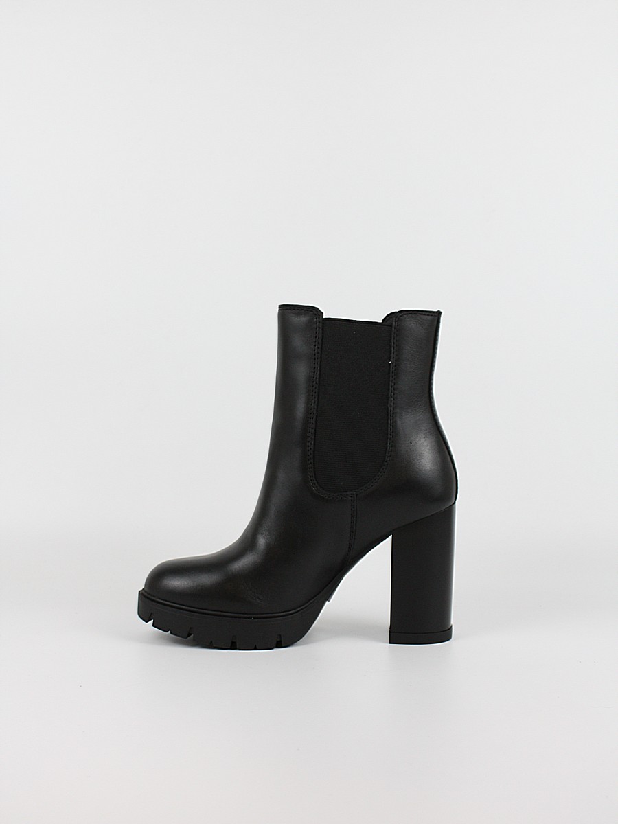 Γυναικεία Μποτάκια Tommy Hilfiger Tjw Chelsea High Heel Boots EN0EN03112-BDS Μαύρα
