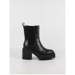 Γυναικείo Μπoτάκι Calvin KLein Chunky Heeled Chelsea Lth YW0YW01547-0GJ Μαύρη