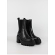 Γυναικείo Μπoτάκι Calvin KLein Chunky Heeled Chelsea Lth YW0YW01547-0GJ Μαύρη