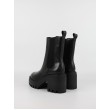 Γυναικείo Μπoτάκι Calvin KLein Chunky Heeled Chelsea Lth YW0YW01547-0GJ Μαύρη
