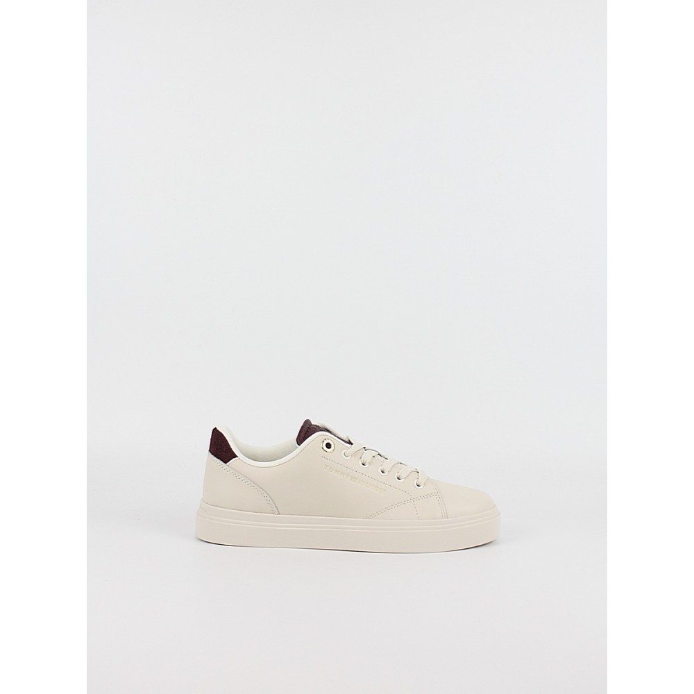 Γυναικεία Sneaker Tommy Hilfiger Th Feminine Cupsole Monogram FW0FW09606-0KQ Μπεζ