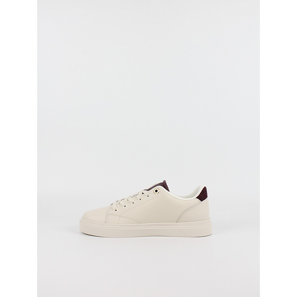 Γυναικεία Sneaker Tommy Hilfiger Th Feminine Cupsole Monogram FW0FW09606-0KQ Μπεζ