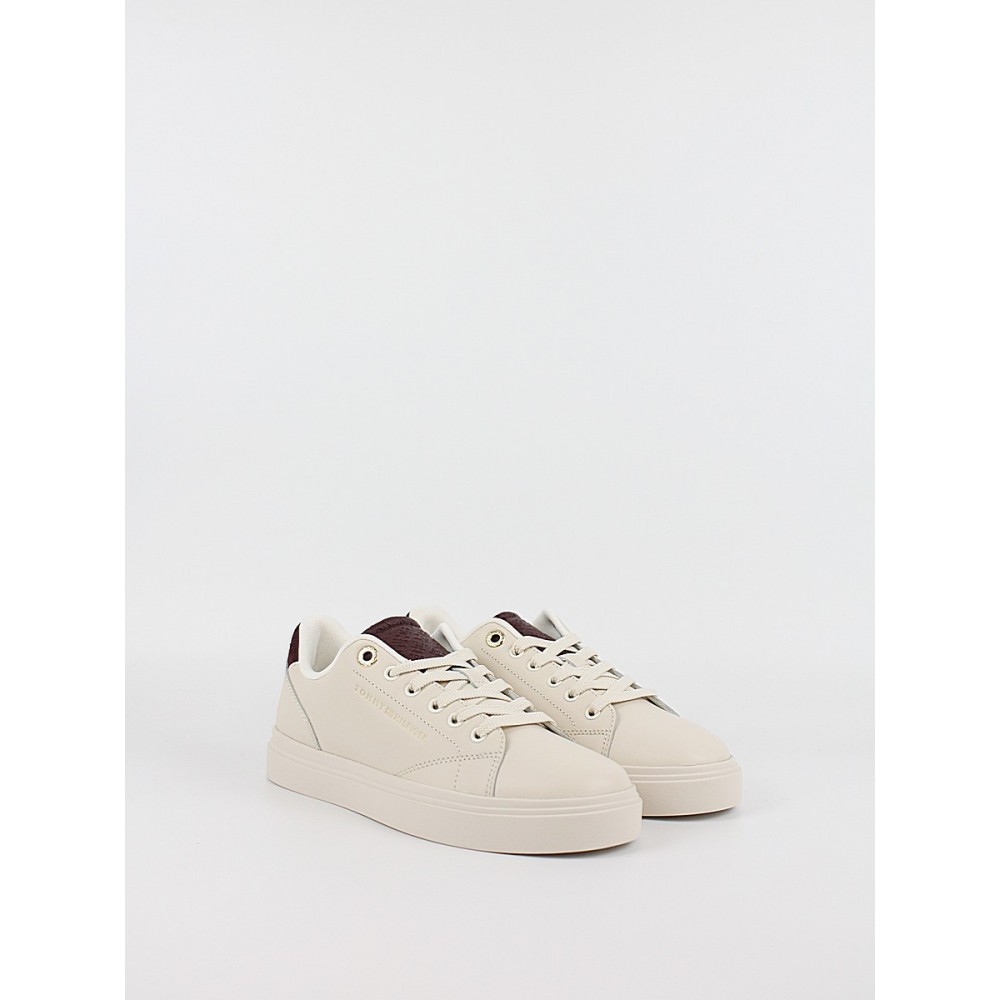 Γυναικεία Sneaker Tommy Hilfiger Th Feminine Cupsole Monogram FW0FW09606-0KQ Μπεζ