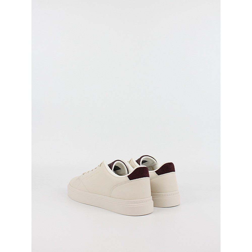 Γυναικεία Sneaker Tommy Hilfiger Th Feminine Cupsole Monogram FW0FW09606-0KQ Μπεζ
