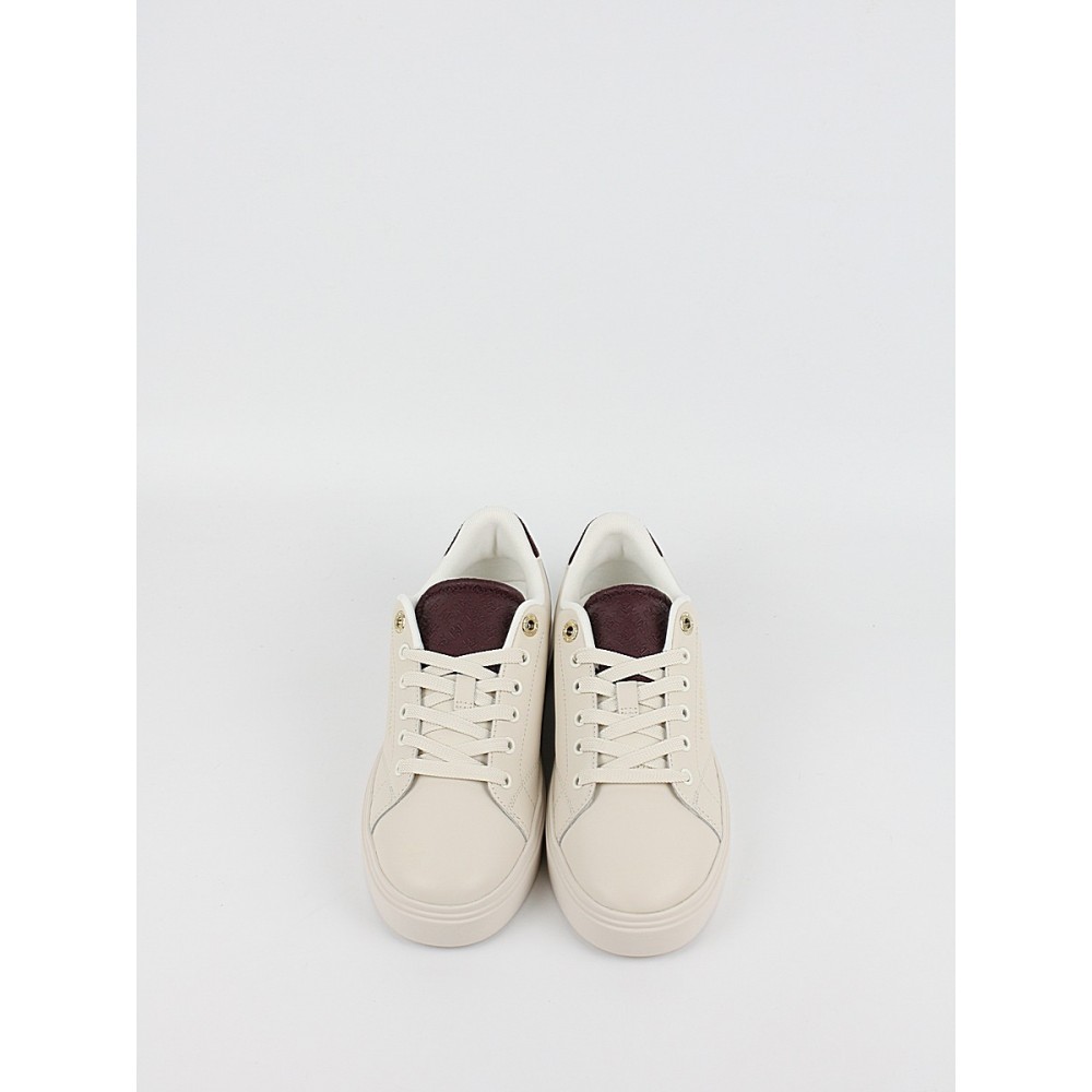 Γυναικεία Sneaker Tommy Hilfiger Th Feminine Cupsole Monogram FW0FW09606-0KQ Μπεζ