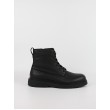 Ανδρικά Μποτάκι Calvin KLein Combat Ess Lace Up Zip Boot Lth YM0YM01373-0GJ Μαύρο