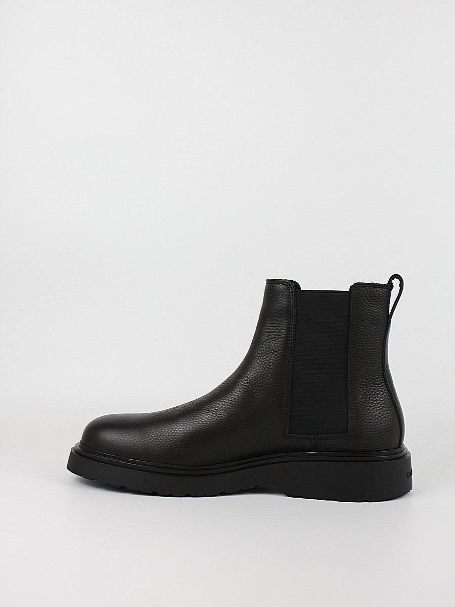 Ανδρικά Μποτάκι Calvin KLein Combat Ess Chelsea Boot Lth YM0YM01374-0GJ Μαύρο