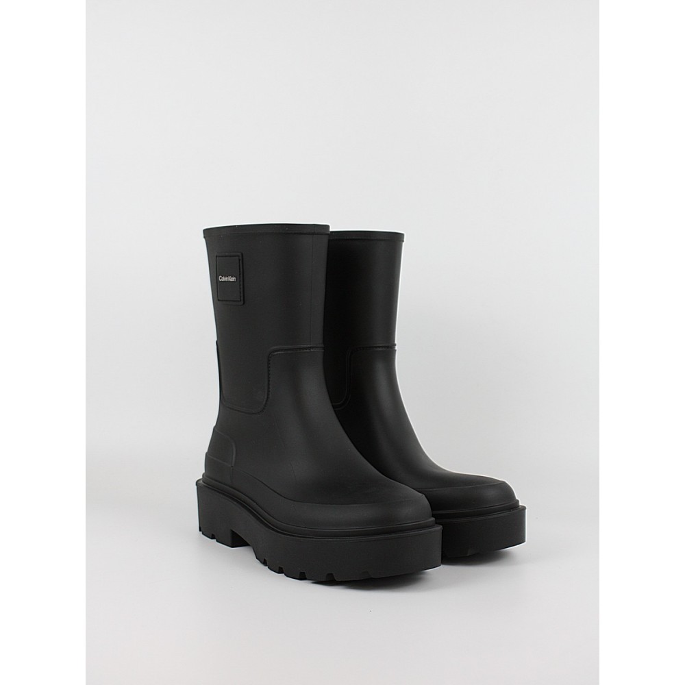 Γυναικεία Μπότα Calvin Klein Rainboot Rubber HW0HW03179-0GJ Μαύρο