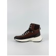 Ανδρικό Μποτάκι Calvin KLein Hike Runner Mid Laceup Lth HM0HM02323-0GR Καφέ