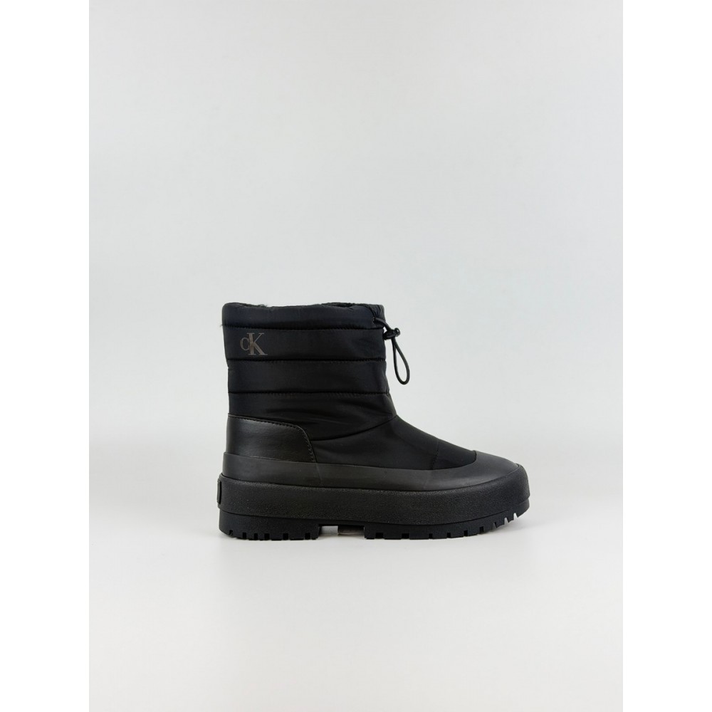 Γυναικείο Μποτάκι Calvin Klein Vulc Flatform Snowboot Nyl HW0HW03245-0GJ Μαύρο