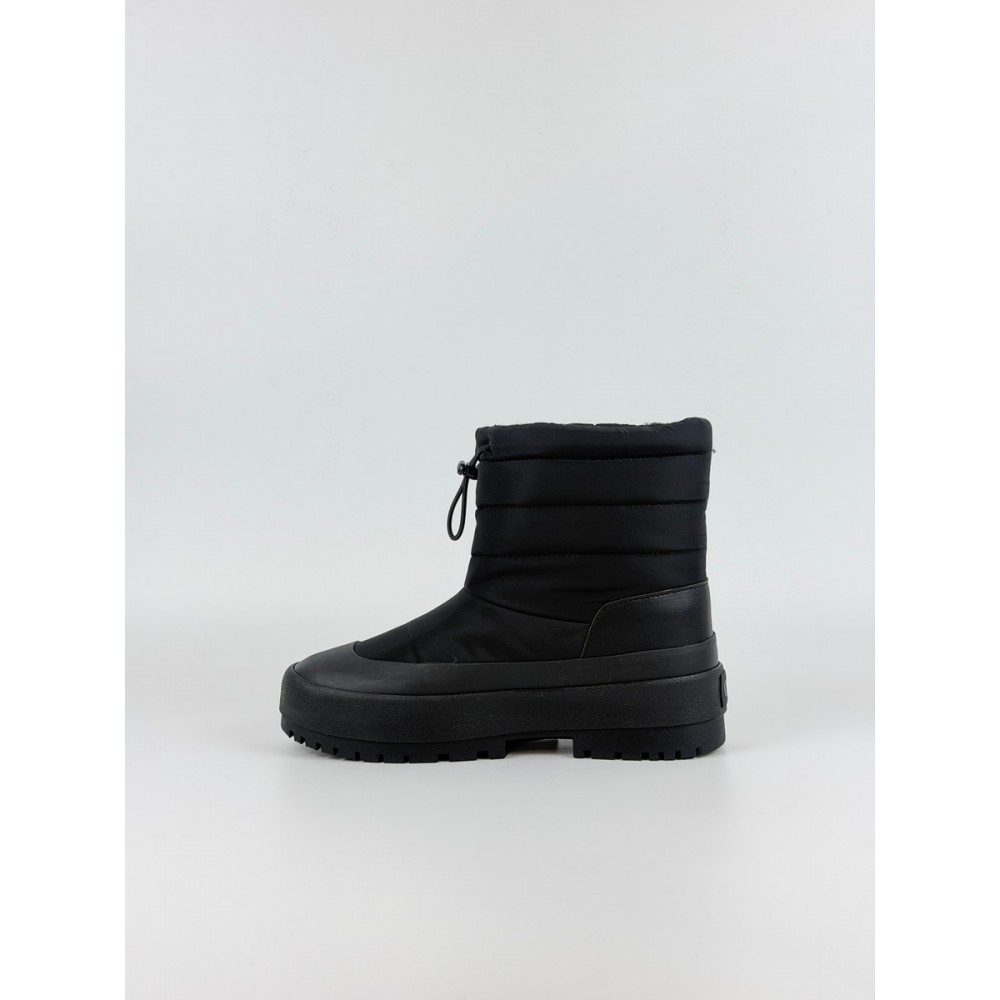 Γυναικείο Μποτάκι Calvin Klein Vulc Flatform Snowboot Nyl HW0HW03245-0GJ Μαύρο