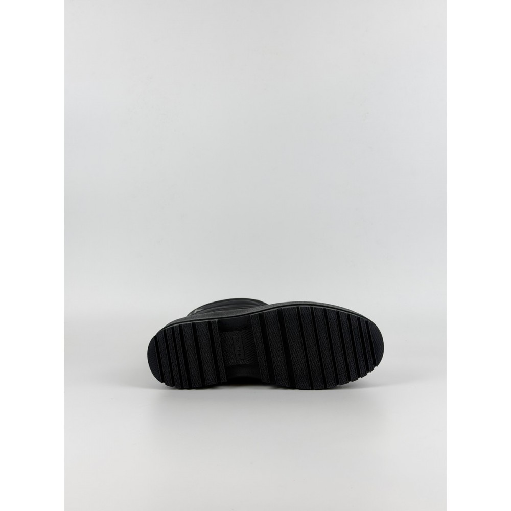Γυναικείο Μποτάκι Calvin Klein Vulc Flatform Snowboot Nyl HW0HW03245-0GJ Μαύρο