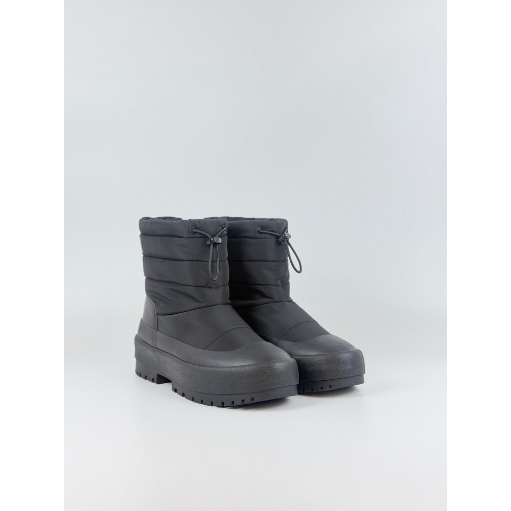 Γυναικείο Μποτάκι Calvin Klein Vulc Flatform Snowboot Nyl HW0HW03245-0GJ Μαύρο