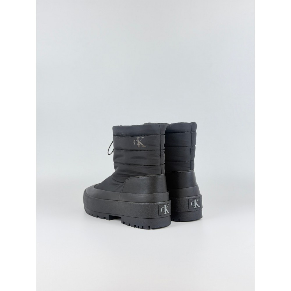 Γυναικείο Μποτάκι Calvin Klein Vulc Flatform Snowboot Nyl HW0HW03245-0GJ Μαύρο