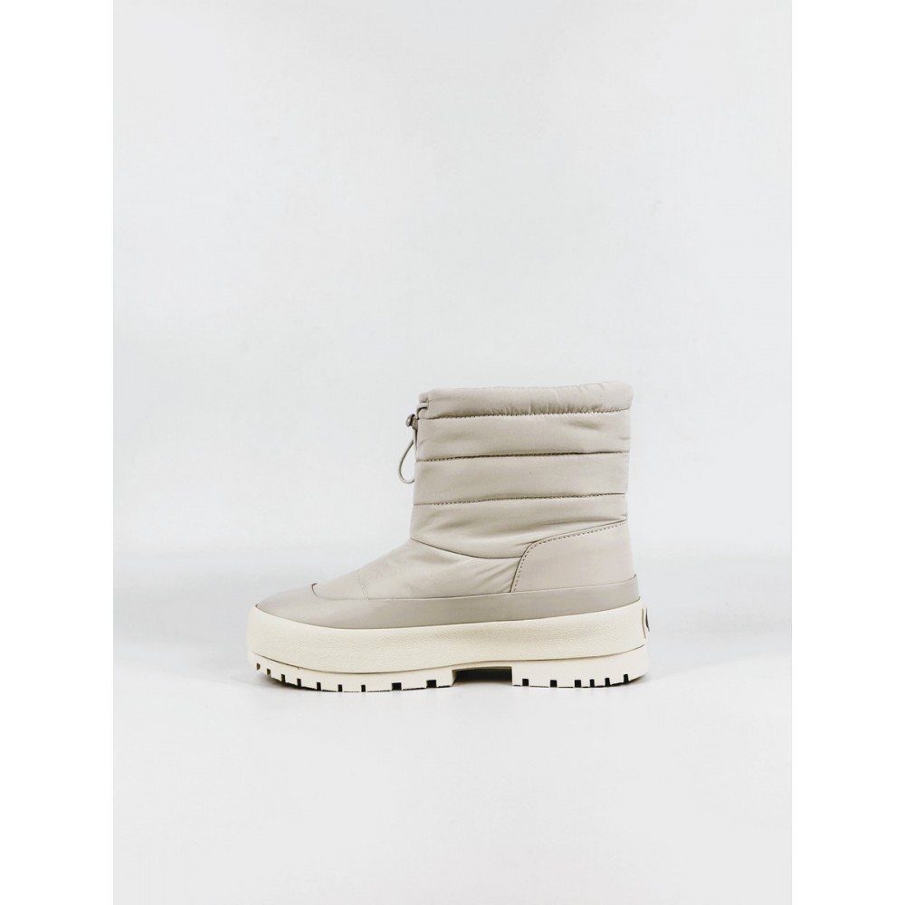Γυναικείο Μποτάκι Calvin Klein Vulc Flatform Snowboot Nyl HW0HW03245-066 Εκρού