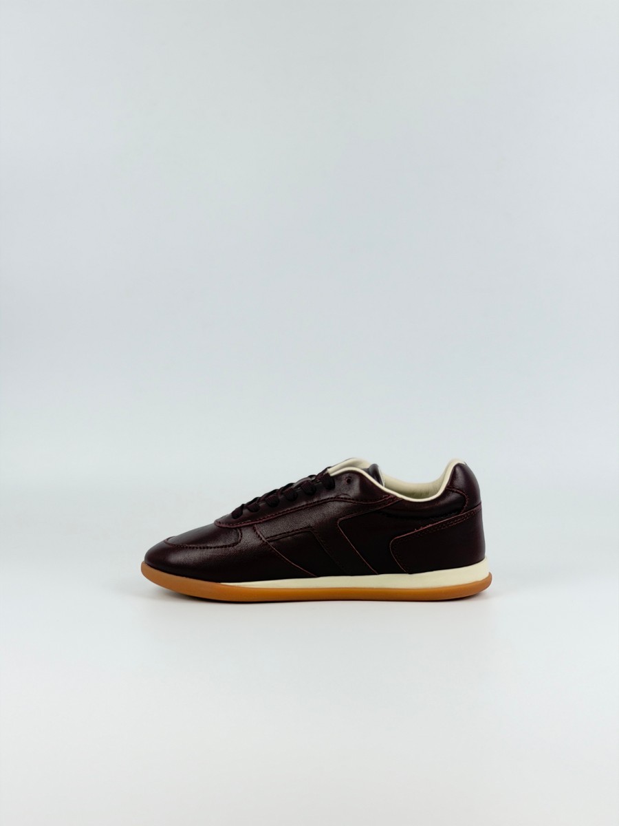 Γυναικεία Sneaker Tommy Hilfiger Th Vintage Low Runner Leather FW0FW09485-XUT Μπορντό