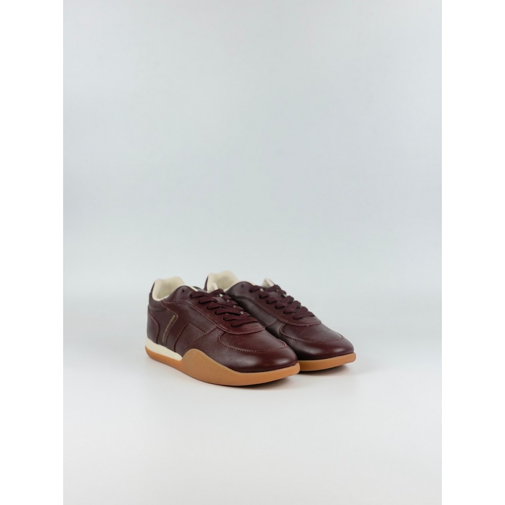 Γυναικεία Sneaker Tommy Hilfiger Th Vintage Low Runner Leather FW0FW09485-XUT Μπορντό