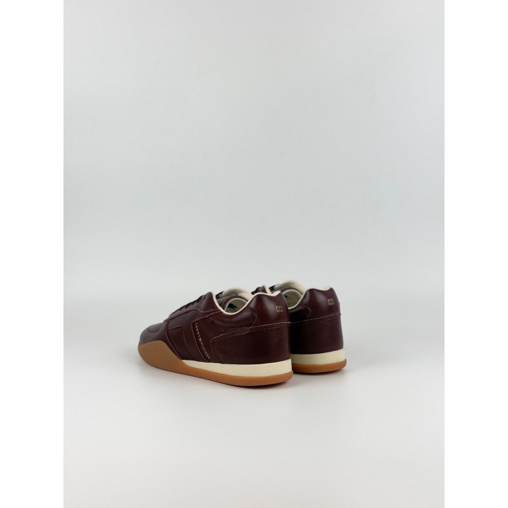 Γυναικεία Sneaker Tommy Hilfiger Th Vintage Low Runner Leather FW0FW09485-XUT Μπορντό